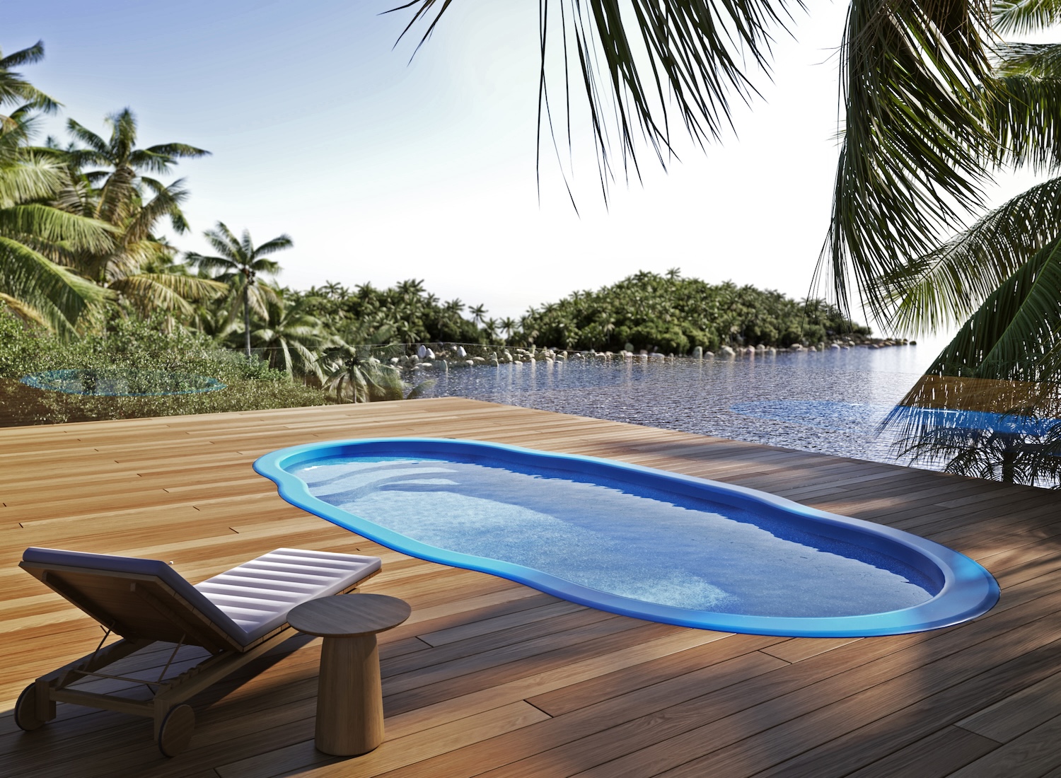 Piscinas Beluga - Modelo Brisêis - Cena 3D